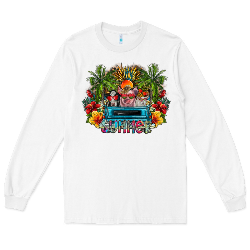 Summer Long Sleeve Tee by CowhideDigitalArt | Teevron