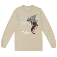Mushroom fate whispers to her you cannot withstand the storm t shirt Long Sleeve Tee - linhVisuals