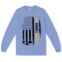 Colony Blue farrier, horse lovers no hoof no horse barefoot father's day pullover Long Sleeve Tee - linhVisuals