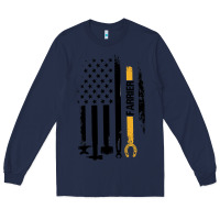 Navy farrier, horse lovers no hoof no horse barefoot father's day pullover Long Sleeve Tee - linhVisuals