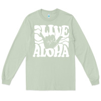 Matcha vintage live aloha state hawaiian islands shaka hawaii maui pullover h Long Sleeve Tee - linhVisuals