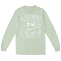 Matcha legends were born in 1942 year of birth birthday t shirt Long Sleeve Tee - linhVisuals