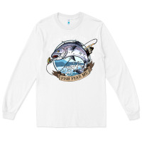 White funny women want me, fish fishing fear t shirt Long Sleeve Tee - linhVisuals