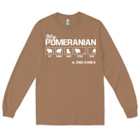Toasted Coconut dog pomeranian cute dog puppy pet black paw Long Sleeve Tee - linhVisuals