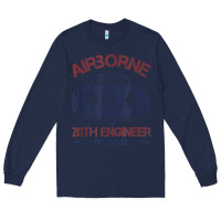 Navy the engineers of 20th brigade t shirt Long Sleeve Tee - linhVisuals