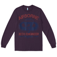 Plum the engineers of 20th brigade t shirt Long Sleeve Tee - linhVisuals