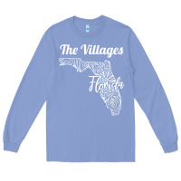 Colony Blue the villages fl   florida city mandala t shirt Long Sleeve Tee - linhVisuals