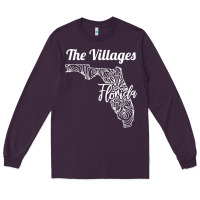 Plum the villages fl   florida city mandala t shirt Long Sleeve Tee - linhVisuals