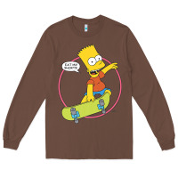 Chestnut the simpsons bart simpson eat my shorts premium t shirt Long Sleeve Tee - linhVisuals