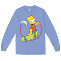 Colony Blue the simpsons bart simpson eat my shorts premium t shirt Long Sleeve Tee - linhVisuals