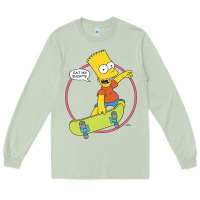 Matcha the simpsons bart simpson eat my shorts premium t shirt Long Sleeve Tee - linhVisuals
