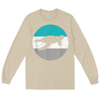 Mushroom sea turtle retro gift for men or boys t shirt Long Sleeve Tee - linhVisuals