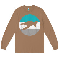 Toasted Coconut sea turtle retro gift for men or boys t shirt Long Sleeve Tee - linhVisuals