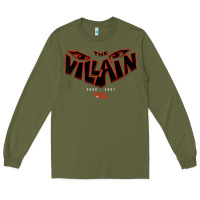 Army Green the villian rollercoaster geauga lake t shirt Long Sleeve Tee - linhVisuals