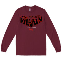 Burgundy the villian rollercoaster geauga lake t shirt Long Sleeve Tee - linhVisuals
