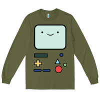 Army Green bmo   adventure time Long Sleeve Tee - linhVisuals