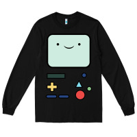 Black bmo   adventure time Long Sleeve Tee - linhVisuals