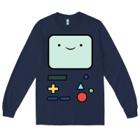 Navy bmo   adventure time Long Sleeve Tee - linhVisuals