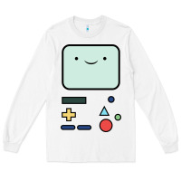 White bmo   adventure time Long Sleeve Tee - linhVisuals