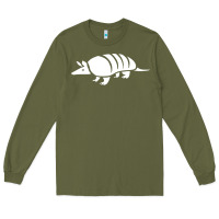 Army Green armadillo Long Sleeve Tee - linhVisuals