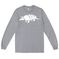 Heather Grey armadillo Long Sleeve Tee - linhVisuals