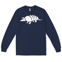 Navy armadillo Long Sleeve Tee - linhVisuals