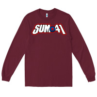 Burgundy Artwork SUM41 Long Sleeve Tee - linhVisuals