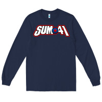 Navy Artwork SUM41 Long Sleeve Tee - linhVisuals