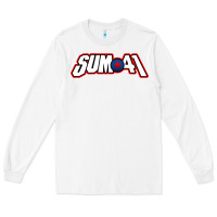 White Artwork SUM41 Long Sleeve Tee - linhVisuals