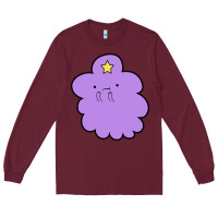 Burgundy lumpy space  adventure time Long Sleeve Tee - linhVisuals