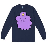 Navy lumpy space  adventure time Long Sleeve Tee - linhVisuals