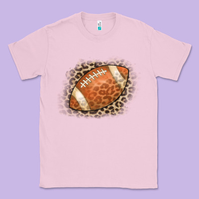 American Football Leopard Classic Tee Designed By Cowcowdesign