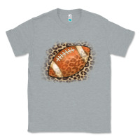Heather Grey American Football Leopard Classic Tee - CowCowDesign
