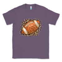 Lavender American Football Leopard Classic Tee - CowCowDesign