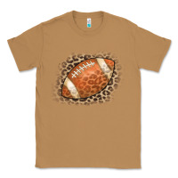 Toasted Coconut American Football Leopard Classic Tee - CowCowDesign