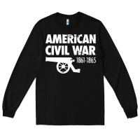 Black american civil war reenactor historical Long Sleeve Tee - linhVisuals
