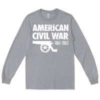 Heather Grey american civil war reenactor historical Long Sleeve Tee - linhVisuals
