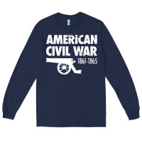 Navy american civil war reenactor historical Long Sleeve Tee - linhVisuals