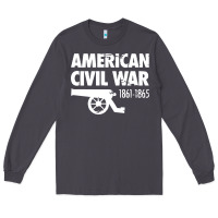 Smoke american civil war reenactor historical Long Sleeve Tee - linhVisuals