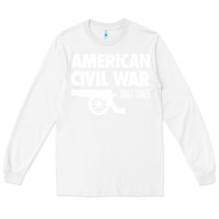White american civil war reenactor historical Long Sleeve Tee - linhVisuals
