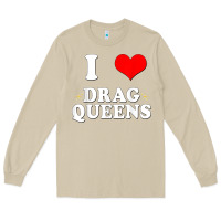 Mushroom i love drag queens  i heart drag queens t shirt Long Sleeve Tee - linhVisuals