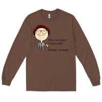 Chestnut this is my cup of i give a sh!t oh look it’s empty t shirt Long Sleeve Tee - linhVisuals