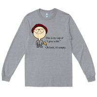 Heather Grey this is my cup of i give a sh!t oh look it’s empty t shirt Long Sleeve Tee - linhVisuals