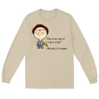 Mushroom this is my cup of i give a sh!t oh look it’s empty t shirt Long Sleeve Tee - linhVisuals