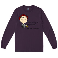 Plum this is my cup of i give a sh!t oh look it’s empty t shirt Long Sleeve Tee - linhVisuals
