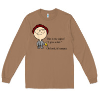 Toasted Coconut this is my cup of i give a sh!t oh look it’s empty t shirt Long Sleeve Tee - linhVisuals