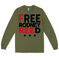 Army Green free rodney reed Long Sleeve Tee - linhVisuals
