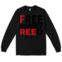 Black free rodney reed Long Sleeve Tee - linhVisuals