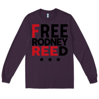 Plum free rodney reed Long Sleeve Tee - linhVisuals