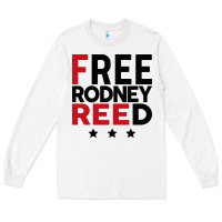 White free rodney reed Long Sleeve Tee - linhVisuals